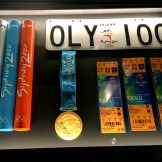 Memorabilia from the Sydney 2000 Summer Olympics.