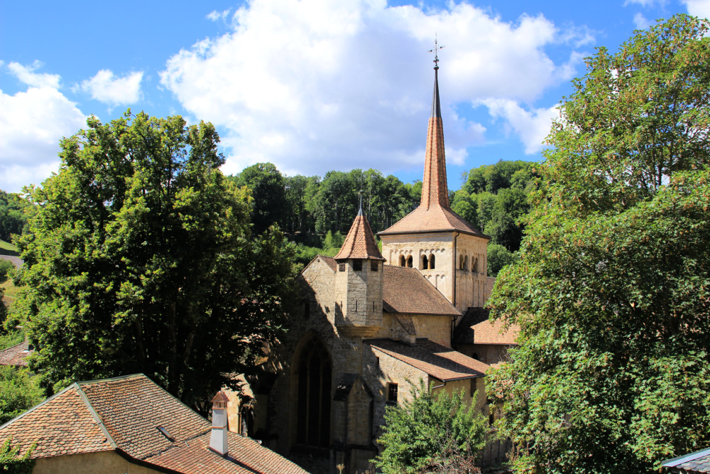 Romainmôtier Church Abbey.
